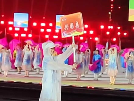 赣州市第六届运动会开幕式联排在兴国县体育公园有序进行中……#运动会