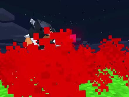 我的世界:小米蕉变身成狼族首领,铁柱这个家伙使坏污蔑小米蕉。 #我的世界 #小米蕉解说