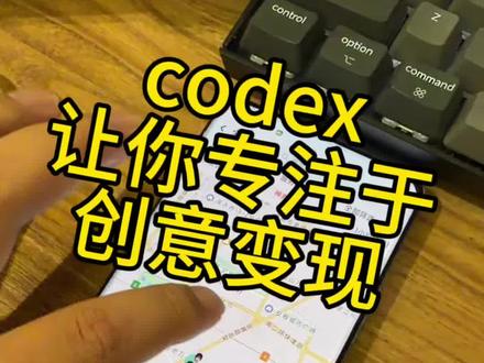 现在技术已经没有什么门槛了,更多的是让你的创意直接变现,这就是我使用Codex 的直观感受!#技术变现