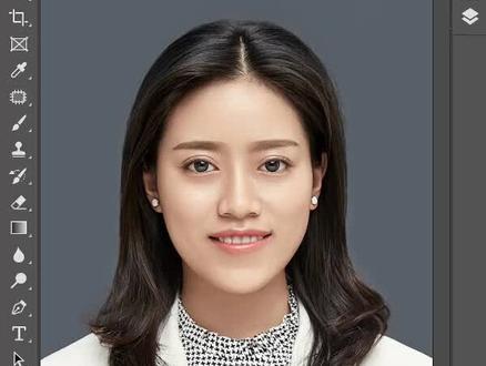 PS教程:证件照换底色#p图 #ps教程