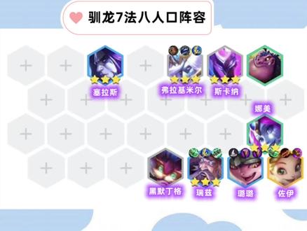 云顶之弈s7赛季——驯龙七法,看瑞兹的法球biubiubiu! #云顶 #云顶之弈 #云顶s7