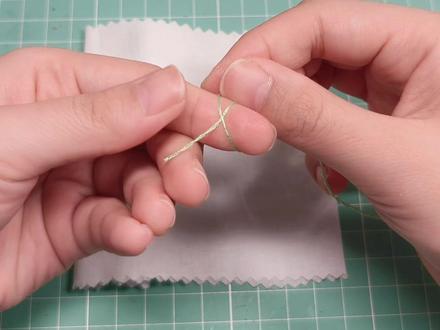 缝纫必学的起针收针#缝纫#手缝 #关节玩偶 #diy #手工