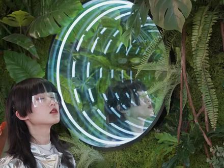 蛮石营造|VANKE数字植物园,用自然 . 科技 . 艺术来大胆创造了一个未来社区数字植物园。#空间设计 #创意设计 #视觉艺术 #科技感 #室内设计 #lj看设计