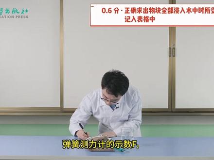 试题4 探究浮力大小与物体排开液体体积的关系 2026年山西太原初三中考理化实验操作最新视频:
此视频由山西教育出版社拍摄制作而成, #山西中考理化实验操作 #太原中考