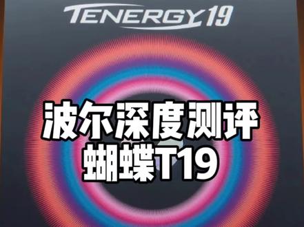 波尔深度测评蝴蝶T19来看看他对胶皮的理解吧#乒乓球