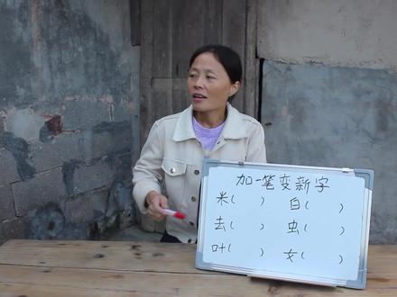 加一笔变新字写6个奖3000,不料大叔就差最后一个,你知道答案吗