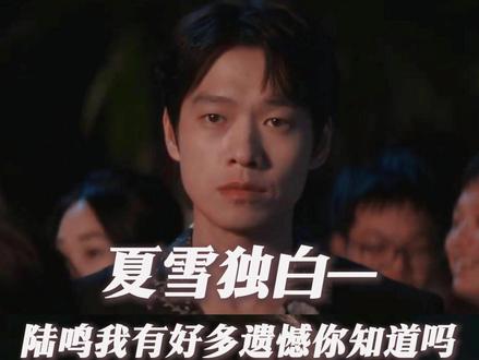 夏雪独白:陆鸣我有好多遗憾你知道吗 #有罪之身 #孙千 #魏大勋