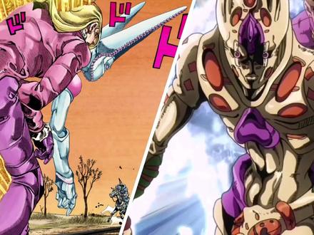 黄金体验镇魂曲和D4C爱之列车到底谁更强?他的能力是什么意思? #jojo #jojo的奇妙冒险 #漫画解说