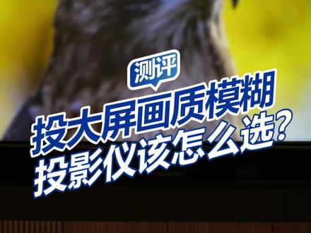 为什么你买的投影仪,投大屏画质会模糊?投影仪该怎么选? #测评 #投影仪 #坚果投影仪 #坚果N3Pro