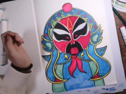 #京剧脸谱 #一起学画画🎨 川剧变脸 变变变