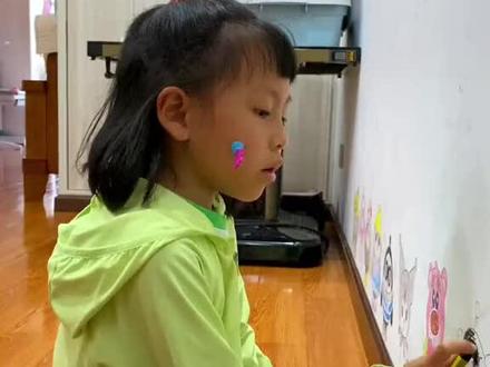 是哪位让我们画美乐蒂?拿走不谢! #儿童涂鸦画画 #我的女儿