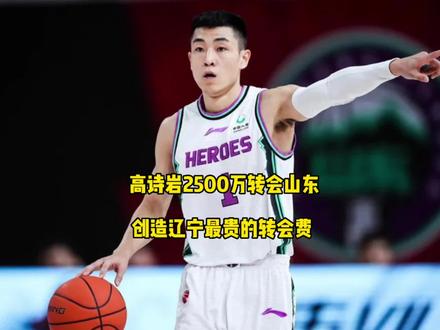 #高诗岩 #高诗岩转会费高达2500万 高诗岩正式转会到山东男篮,转会费高达2500万元@DOU+小助手