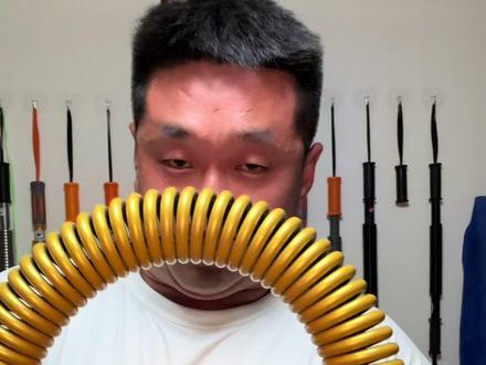 需要多久才能掰动昊鹰金50。#臂力棒