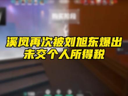 溪风和刘旭东再次爆发缴税冲突 这次溪风会被刘旭东打退网吗#东东电竞#东东电竞五月剪辑大赛@东东(东东电竞负责人)