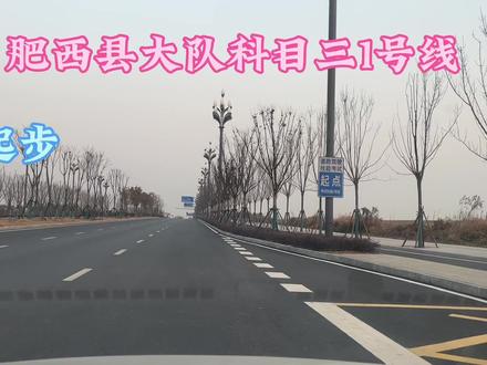 肥西县大队科目三1号线视频#科目三 #考驾照 #驾考一把过 #关注教练学车不迷路 #一对一陪练