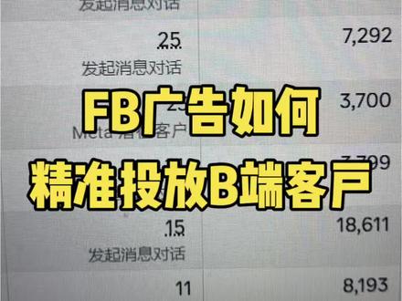 Facebook广告如何精准投放给B端企业客户 #Facebook #Facebook广告 #facebook跨境电商 #facebook运营