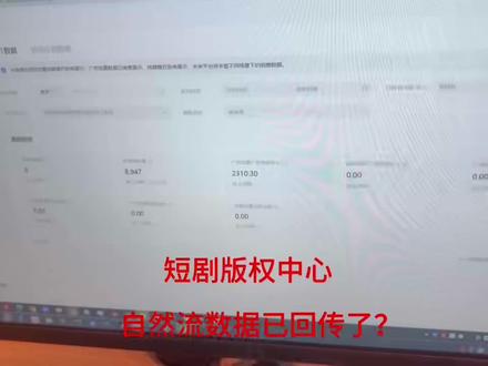 #漫剧 #漫剧原创 短剧版权中心 实时数据有了吗?#漫剧推荐