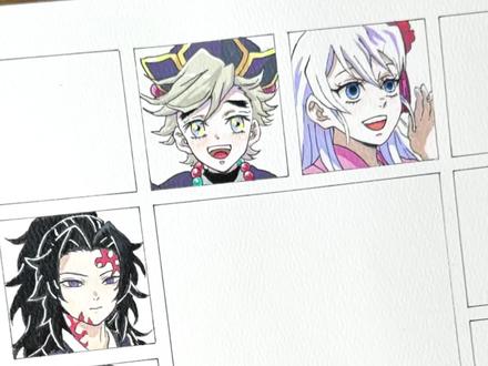 这么冷门的角色 会有人看嘛! 来自粉丝宝宝投稿的零余子~
所用画材⬇️
画笔🖌️泰驰漫洛pro丙烯马克笔
#鬼灭之刃 #零余子 #十二鬼月 #临摹 #画画