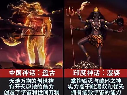 盘点各国神话中的“创世神”,你认为谁更强#宇宙大帝