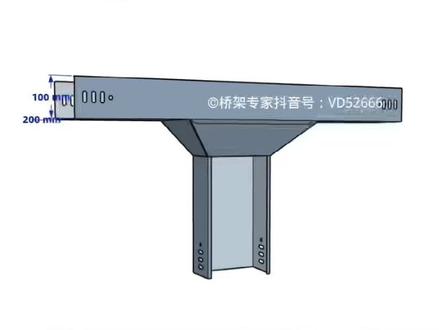 桥架三面斜边漏斗三通详细画线方法它来了,记得点赞关注,不懂记得私信给我看看能不能帮到你@抖音热点 #桥架弯头制作 #电工 #桥架制作