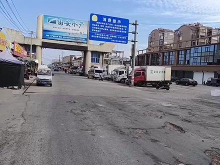 来启东逛吕四水产市场,店铺后面有条河,老者荡着小舟好有趣吆 #旅游 #老赵游中国 #启东随拍 #老赵启东行