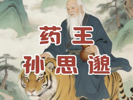 精选(孙思邈挂画、《千金方》)在橱窗。#风君子清风#孙思邈