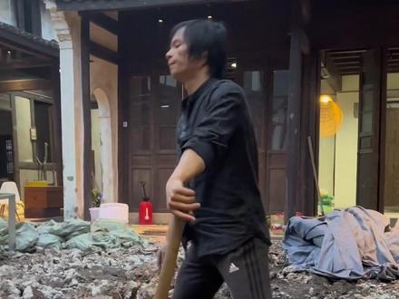 今天教下大家怎么练寸劲#武术 #功夫 #乡村振兴