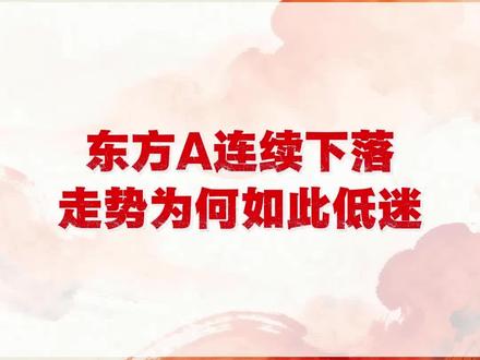 东方A连续下落 走势为何如此低迷 #京东方 #京东方a