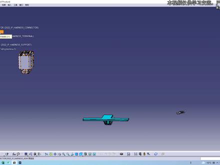 Catia线束设计-零件名称的命令、线束段的创建、分支点的创建与删除、截面大小与形状的更改、将product几何线束转成part