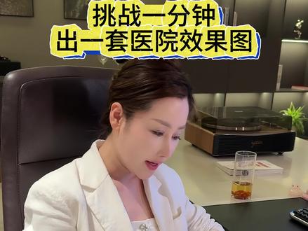 一分钟挑战!用Ai一分钟出一整套医院效果图!#挑战一分钟 #vlog十亿流量扶持计划 #ai设计 #室内设计 #vlog日常