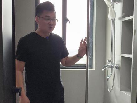 淋浴房固定单玻,安装顺序 #装修