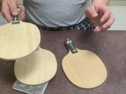 超级张超级樊超级林对比 #乒乓球拍 #乒乓 #diy #动手能力