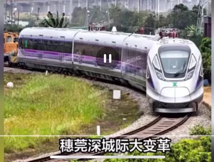 大湾区2号线来了#穗莞深城际#广深高铁 #轻轨