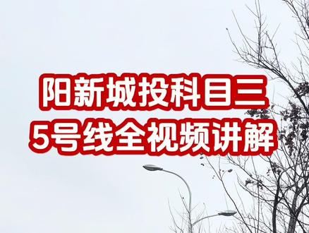 阳新城投科目三,五号线考试线路 #考驾照 #同城兴趣 #科目三考试 #科目三模拟灯光 #同城学车找我报名