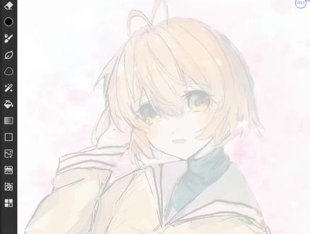 描图教程第三期来啦#绘画 #二次元 #绘画教程 #白虎 #画丑致歉