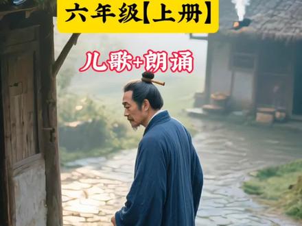 《书湖阴先生壁》宋-王安石儿歌+朗诵ai动画小学生必背古诗词六年级上册意境中学古诗词译文注释赏析趣味古诗词
原文:
茅檐长扫净无苔,花木成畦手自栽。
一水护田将绿绕,两山排闼送青来。
译文:
茅舍庭院由于经常打扫,洁净得没有一丝青苔,花木规整成行成垄都是主人亲自栽种的。
庭院外一条小河环绕着大片碧绿的禾苗,两座山峰仿佛要推开门,给主人送上满山的青翠。
注释:
书:书写,题诗。湖阴先生:本名杨德逢,隐居之士,是王安石晚年居住金陵(今江苏南京)紫金山时的邻居。
茅檐:茅屋檐下,这里指庭院。净:一说“静”。
无苔:没有青苔。
成畦(qí ):成垄成行。
畦:经过修整的一块块田地。
护田:这里指护卫环绕着园田。
排闼(tà):推开门。
闼:小门。
送青来:送来绿色。
赏析:
是一首七言绝句。此诗前两句描写湖阴先生家的环境,洁净清幽,暗示其生活情趣的高雅;后两句转到院外,写山水对湖阴先生的深情,暗用典故,把山水化成了具有生命感情的形象,山水主动与人相亲,表现出其人的高洁。全诗既赞美了湖阴先生的朴实勤劳,又显露出诗人退休闲居的恬淡心境,能从田园山水和与平民交往中领略到无穷乐趣。