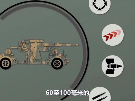 高炮放平,军事法庭!高射炮到底有多猛? #武器 #震撼 #火炮 #高射炮 #高射炮平射