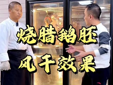 想要皮脆肉嫩的烧鹅,风干步骤也很重要!#风干柜 #源头实力厂家