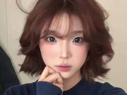 方圆脸|🫧巨上镜韩系卷发教程来啦!#卷发教程 #韩系发型 #日常发型 #方圆脸 #今日发型