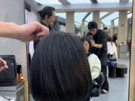 现场就像我这么干师傅#中国剪发公式#美发教学 #波波头#剪发公式系统课