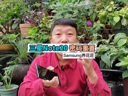 三星手机Note20系列密码重置方法