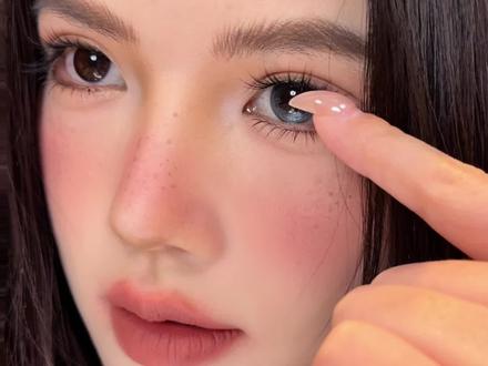 把一整片星空藏进眼眸里 #美瞳 #人鱼姬美瞳