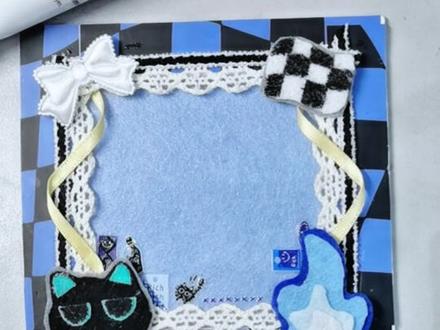 萧逸猫耳相框制作过程
#萧逸 #吧唧托 #手工 #谷美 #相框