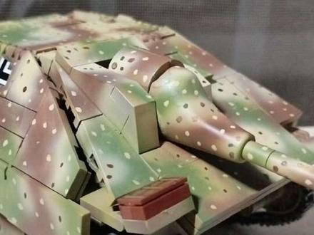 乐高二战全冠追猎者迷彩坦克#乐高moc#乐高#乐高二战 #全冠积木