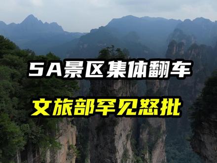 5A景区集体翻车,文旅部罕见怒批 #旅游 #5A景区 #景点