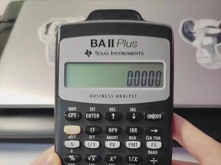 金融计算器:CF NPV IRR键的正确使用!(1)#frm #cfa #金融考证 #金融证书 #备考cfa #frm备考