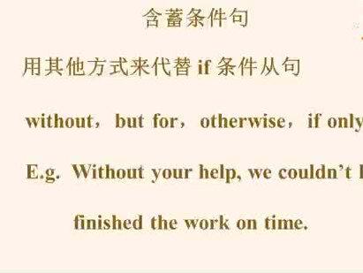 英语虚拟语气4#每天学习一点点 #知识点总结 #知识分享