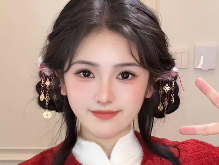 2026马年新中式发型×手残也能扎出贵气✨ #国风汉服 #汉服发型 #发型教程 #新中式发型 #新年发型