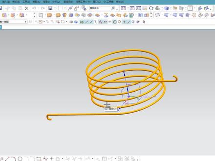 UG设计-扭矩弹簧的画法
