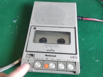 维修一台日版松下饭盒录音机,看看当年的机器做工和用料